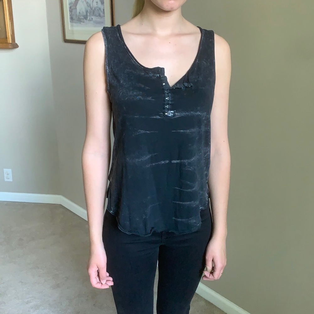 Free people burnout wash tank top